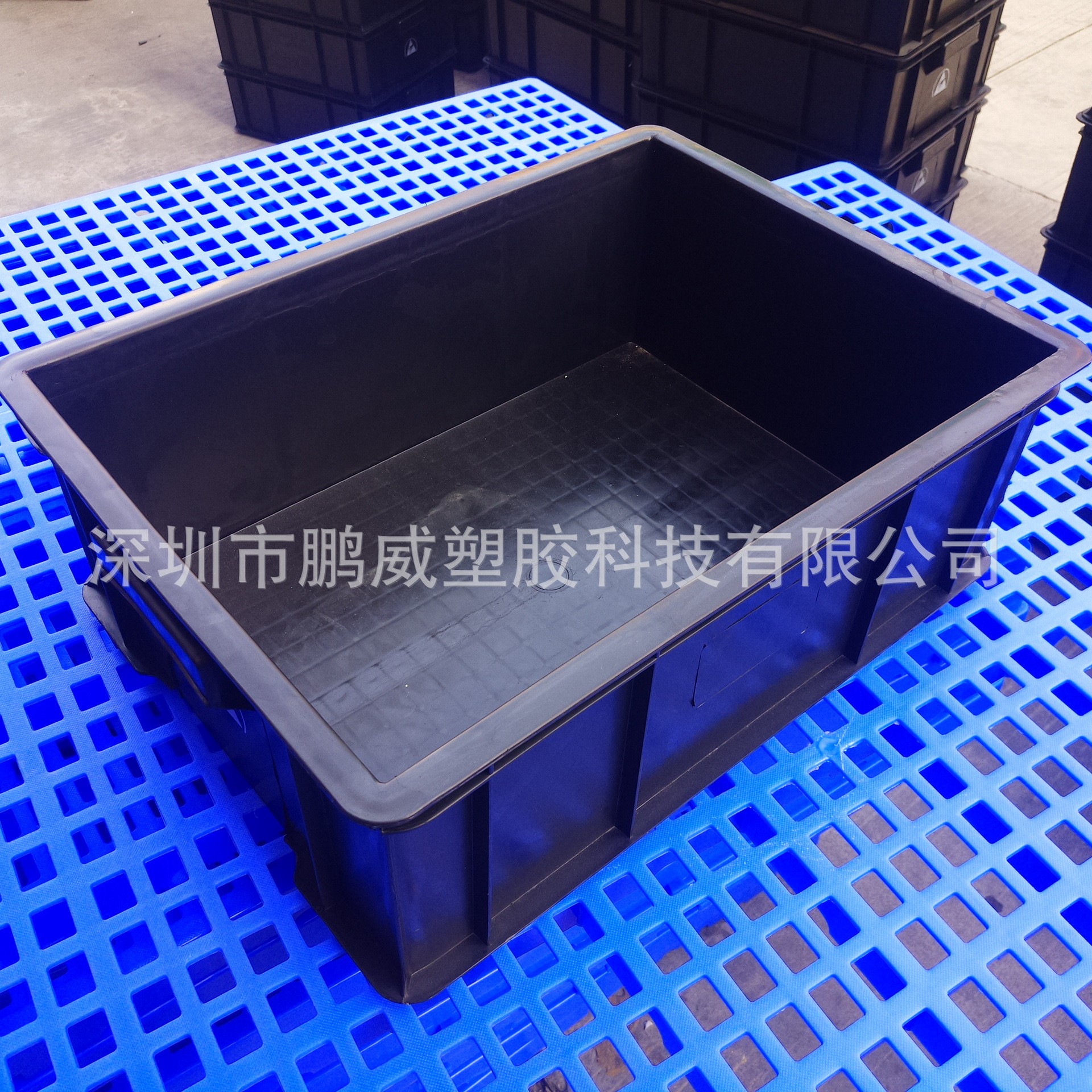 广州天星汽配防静电周转箱 倒车雷达包装通用防静电5#零件周转箱