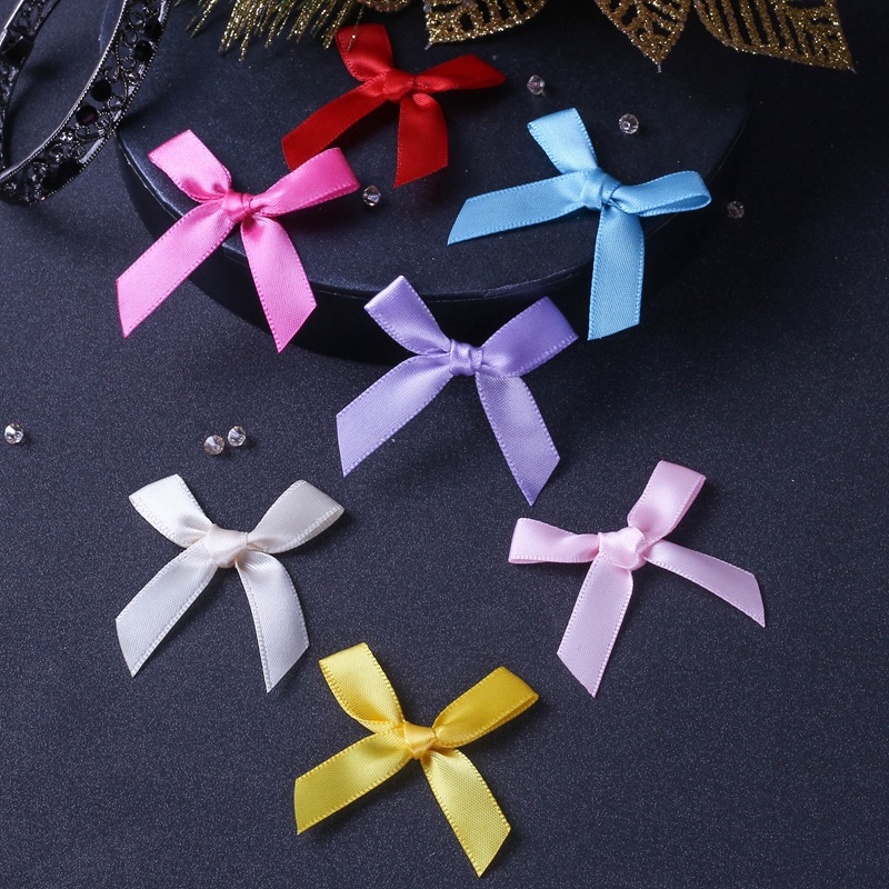 Manufacturers supply Pure handwork Underwear silk ribbon bow Socks decorate bow Customized Ribbon bow