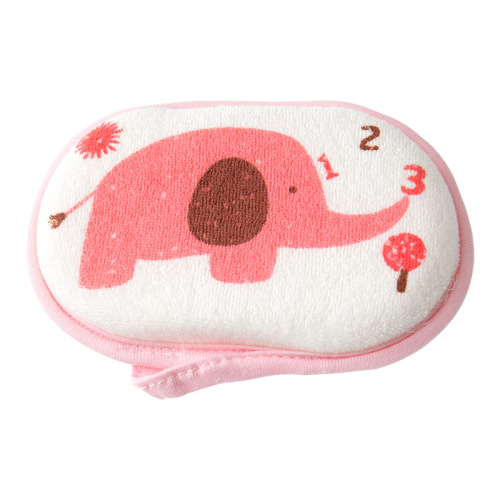 Baby bath cotton baby bath sponge children's bath towel bath ball bath wipe cartoon newborn sponge bath towel