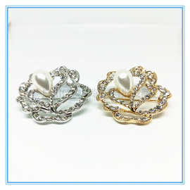 厂家定做精品烧焊饰品花 鞋花 国A玻璃钻 DIY手工烧焊饰品