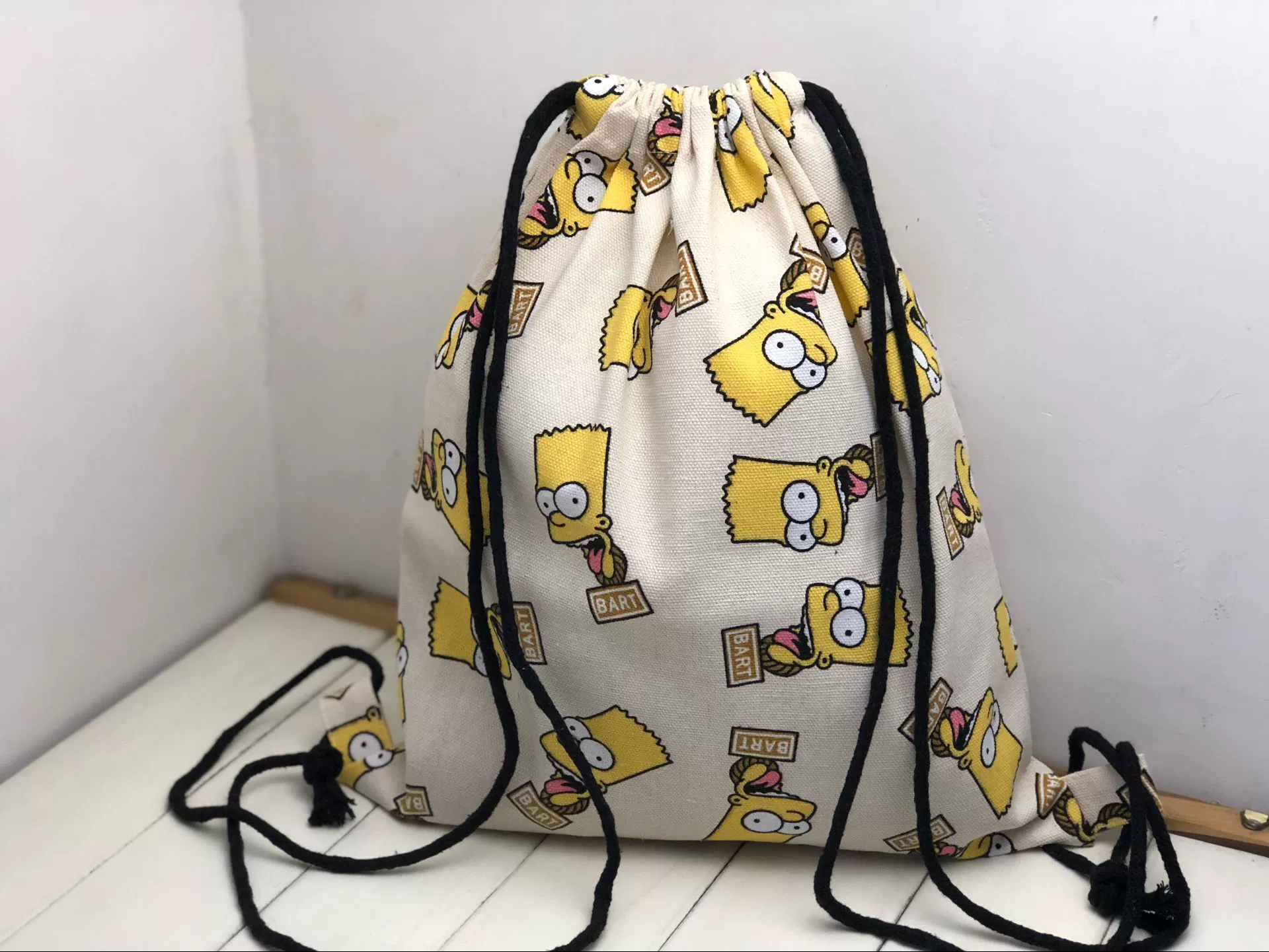 Drawstring Sports Backpack - Spacious Travel Bag for Basketball/Football, Worn on Shoulder