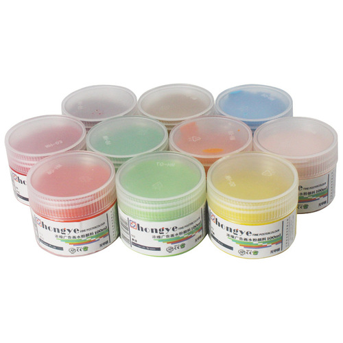 Factory studio gouache paint 100ml hand-painted advertising paint graffiti color art gouache pulp paint
