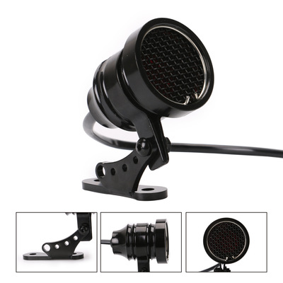 批发配件 摩托车改装尾灯光网状格栅灯12V 复古赛车跑车警示灯|ms