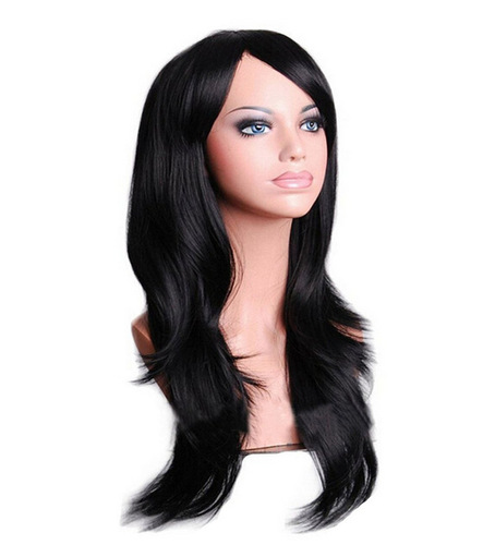 cos long roll anime cosplay color European and American wig foreign trade golden factory direct sale 70cm
