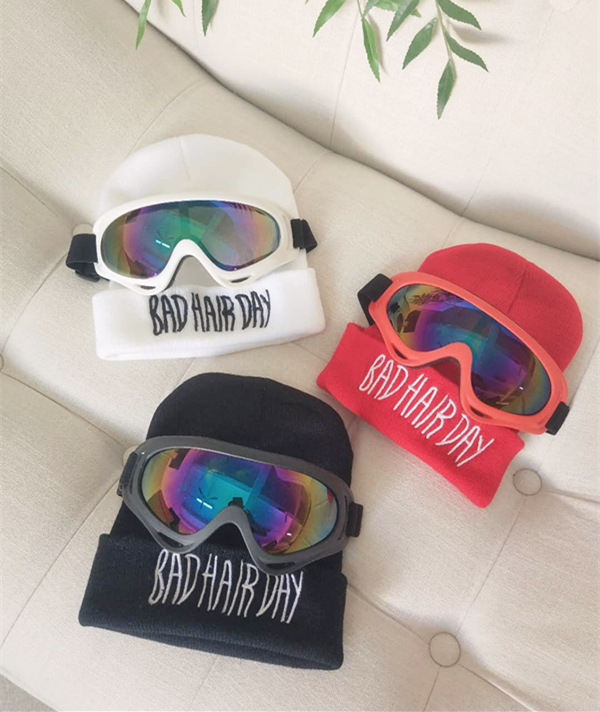 Niños Unisex Casual Hip Hop Letra Lentes Bordado Gorro De Lana display picture 19