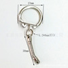 Factory direct selling 23mm nickel -plated chicken wing buckle and snake chain chicken also buckle hardware accessories keychain G -shaped buckle