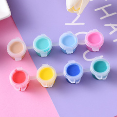 3ml 4-color acrylic paint DIY wall painting paint finger paint colored paint strips combined paint