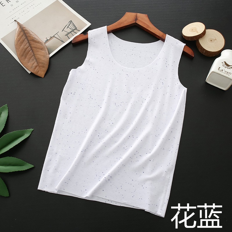 19款夏季儿童无痕随心裁背心男女童莫代尔背心薄款小孩打底吊带|ru