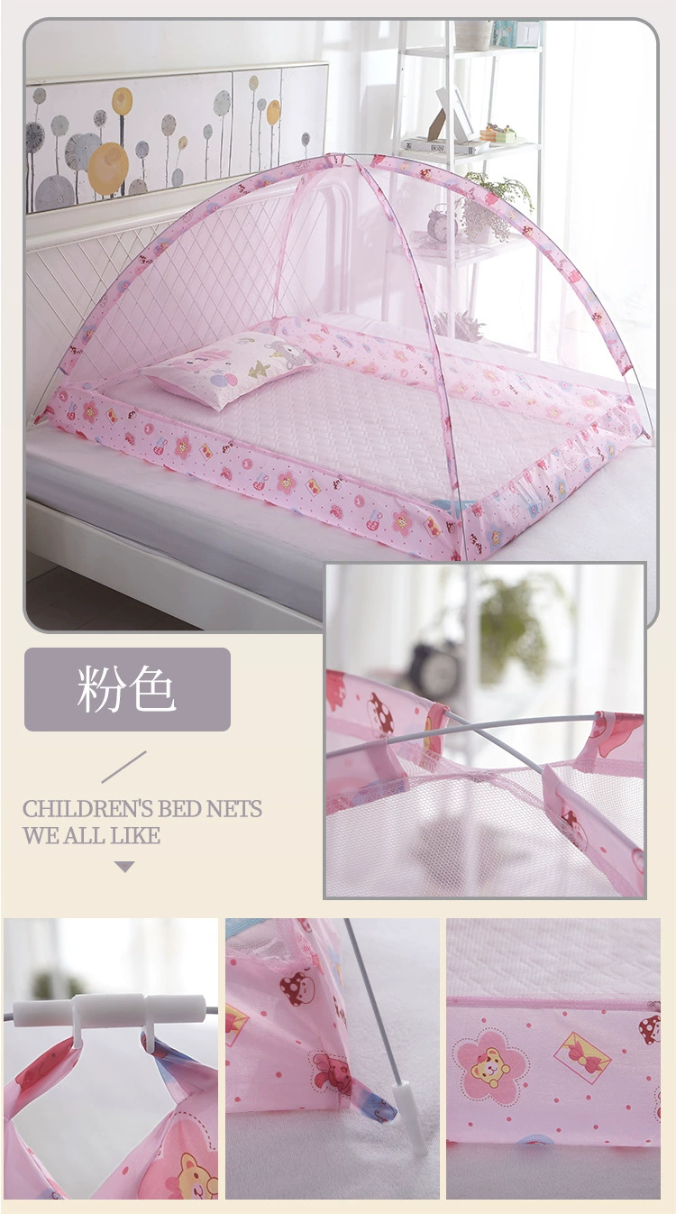 Mosquitera plegable para bebé en su cuna
