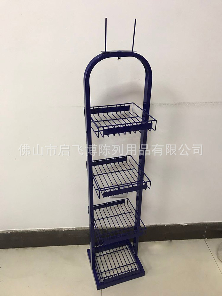 广东佛山厂家定做金属网格货架 层格式货架展示架 可移动超市货架