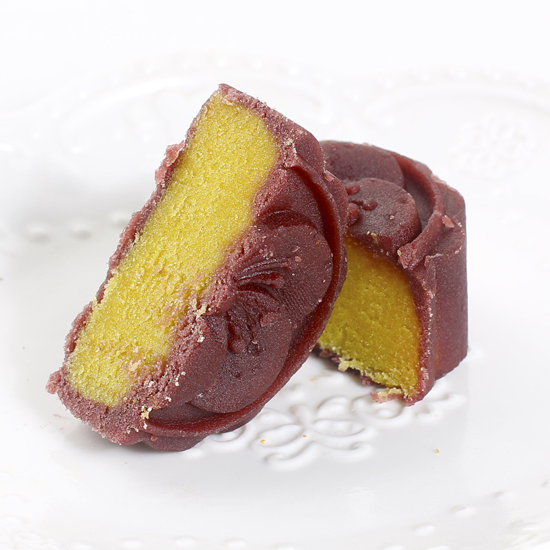 蛋黄莲蓉广式五仁豆沙月饼厂家微商分销一件代发中秋月饼散装60g|ms