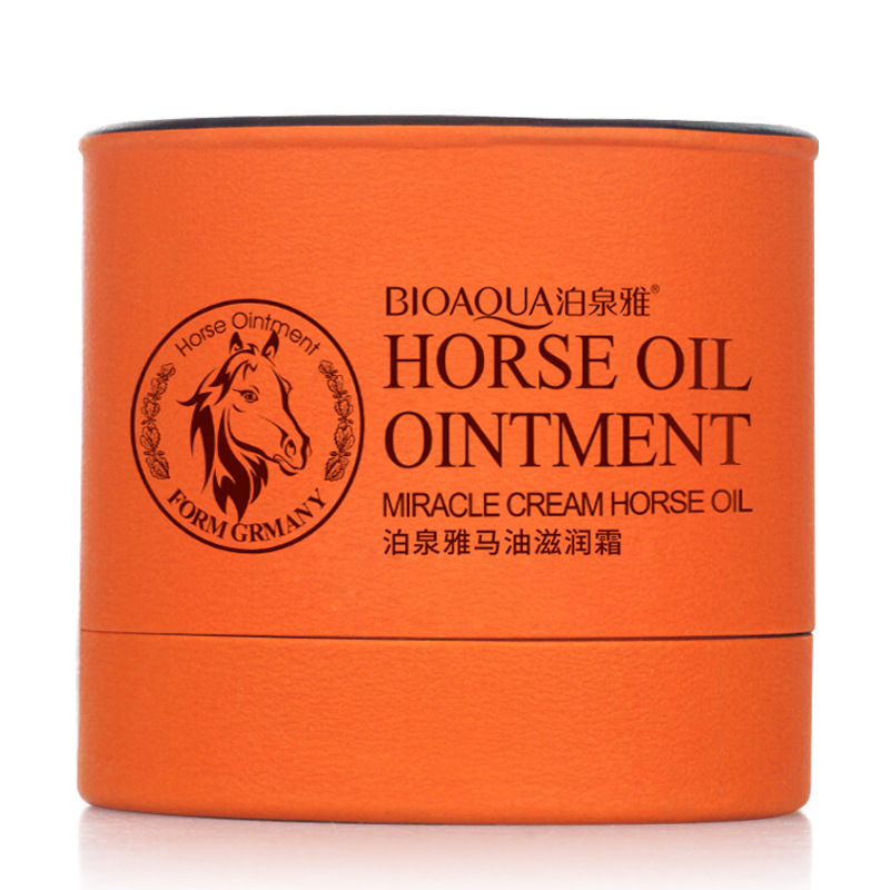 Bo Quan Ya Horse Oil Cream Skin-beautifying Horse Oil Moisturizing Ying Liang Moisturizing Skin Wholesale Cosmetics Factory Direct