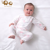 pure cotton Thin section Long sleeve 0-3 Newborn clothes summer Cotton No trace kimono Two piece set baby Air conditioning service