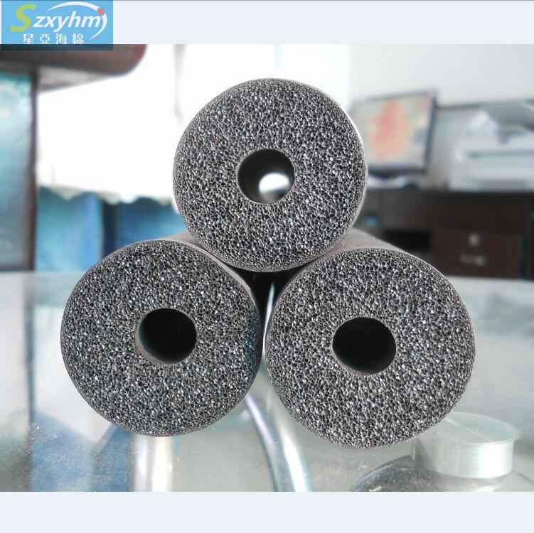 不锈钢管防护防撞外部包装海绵NBR管 海橡塑海绵管套保温材料