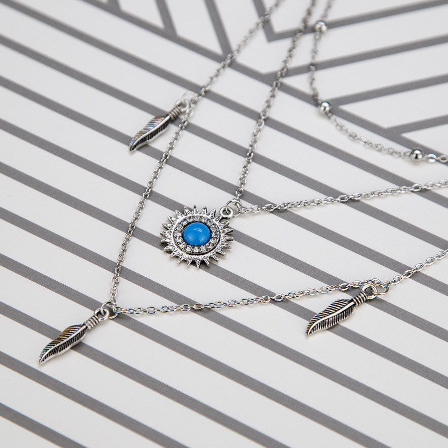 Layered Choker Necklace Close-up