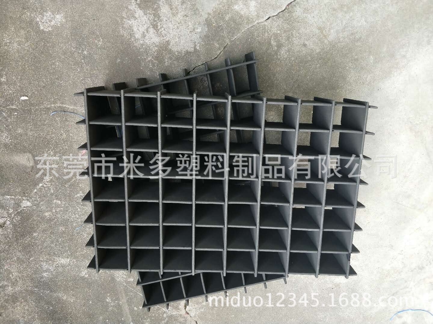 4mm塑料黑色中空板贴合EVA泡棉塑料刀卡