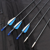 Производитель БЕСПЛАТНАЯ ДОСТАВКА SPONIC SPOT ARCHERY BUSIGNS Упражнения стеклянные волокно стрелки за пределами трещин, прочные 6 -мм капель стеклянных стрел.