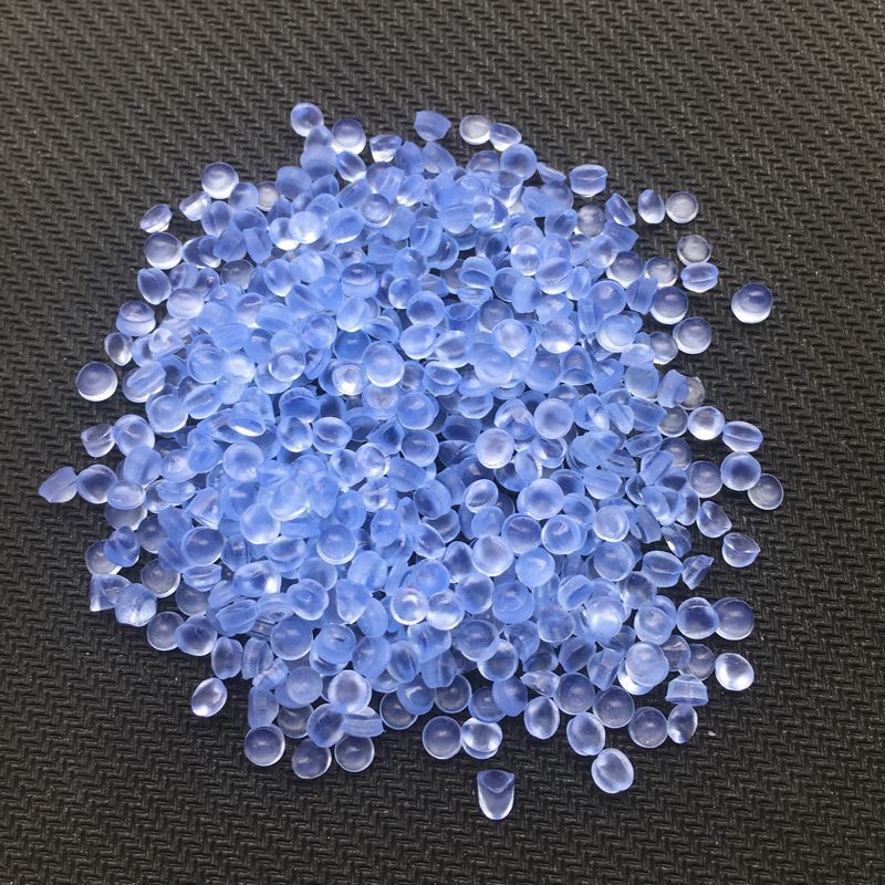 PVC透明蓝色颗粒