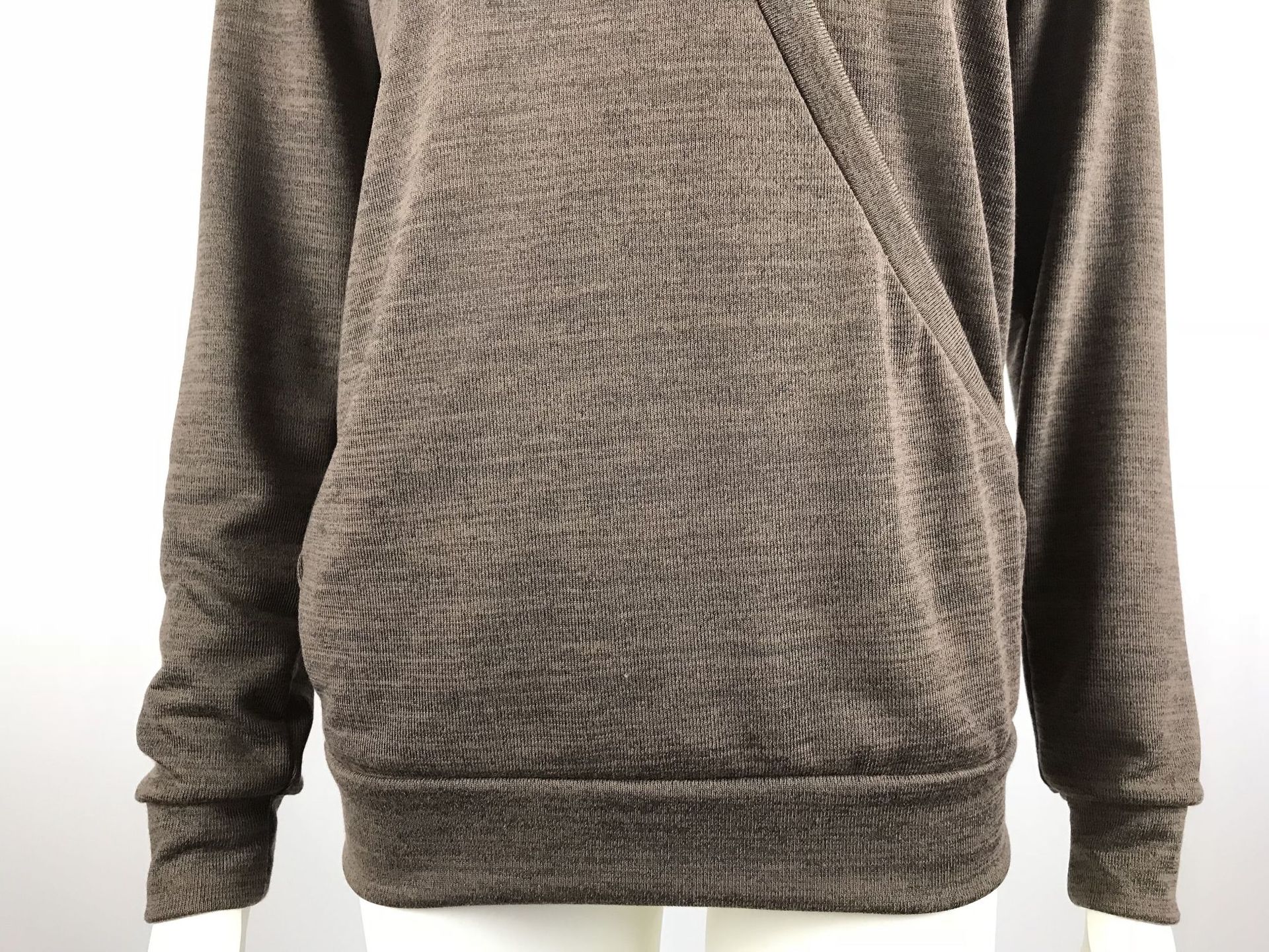 V Neck Neckline Streetwear Solid Color Cotton Blend Polyester V Neck Long Sleeve Regular Sleeve Patchwork Tassel T-shirt