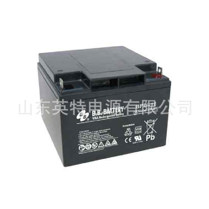 BB美美BATTERY免维护蓄电池BP26-12（12V26AH）UPS电梯应急灯电源