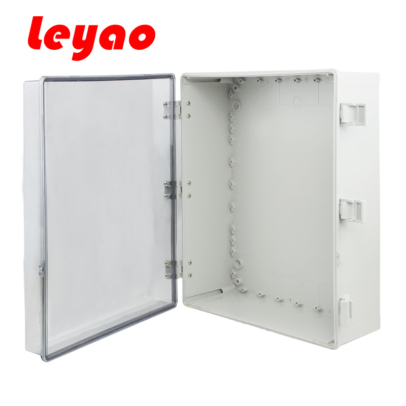 监控电源检修箱 塑料配电箱 PVC防水箱LY-PHV-453513 450*350*130