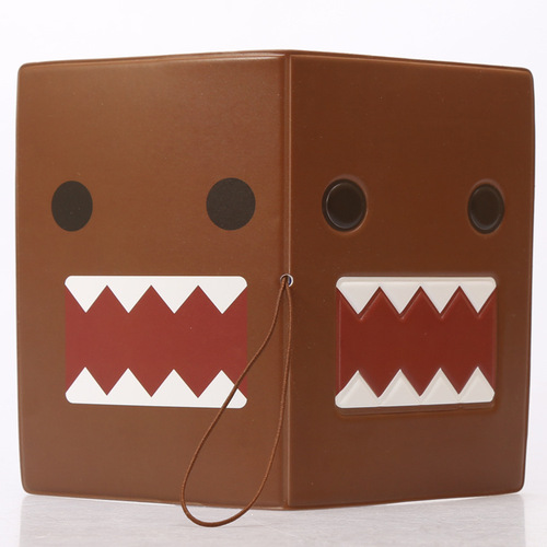 Domo Kun Cartoon Embossed Passport Cover for Travel Abroad Passport Holder Document Passport Protection Case