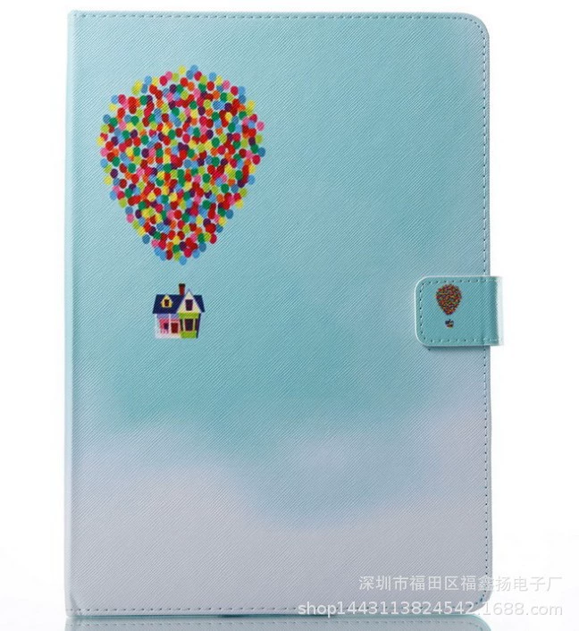 Подходящий чехол для iPad PRO 9.7 крашеный плоский кожаный чехол 10.5-дюйм Air 2 mini 4 вставляемая карта держатель защитная крышка