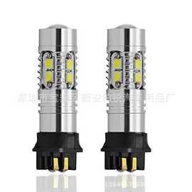 跨境爆款 汽车PW24W 10smd 示宽灯 转向灯 50w高亮聚光LED日行灯