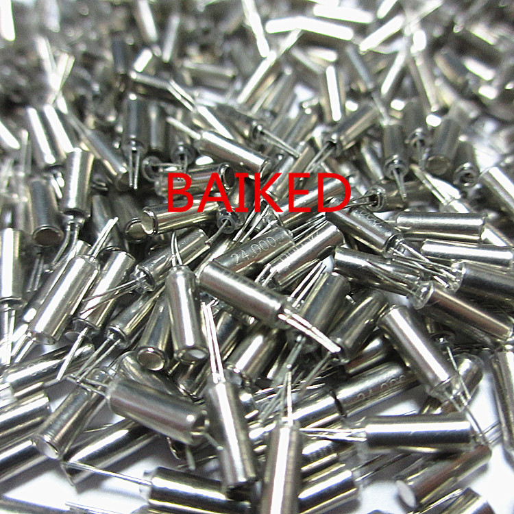 MP3/MP4配件环保 A品 24M晶振 24.000晶震 带绝缘套2X6晶振 2*6