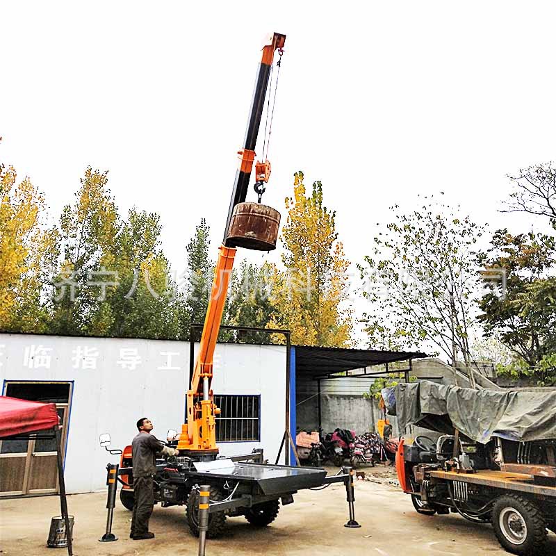 运城农用三轮车小吊车报价 临汾三马车背背吊厂家 吕梁三马子吊机