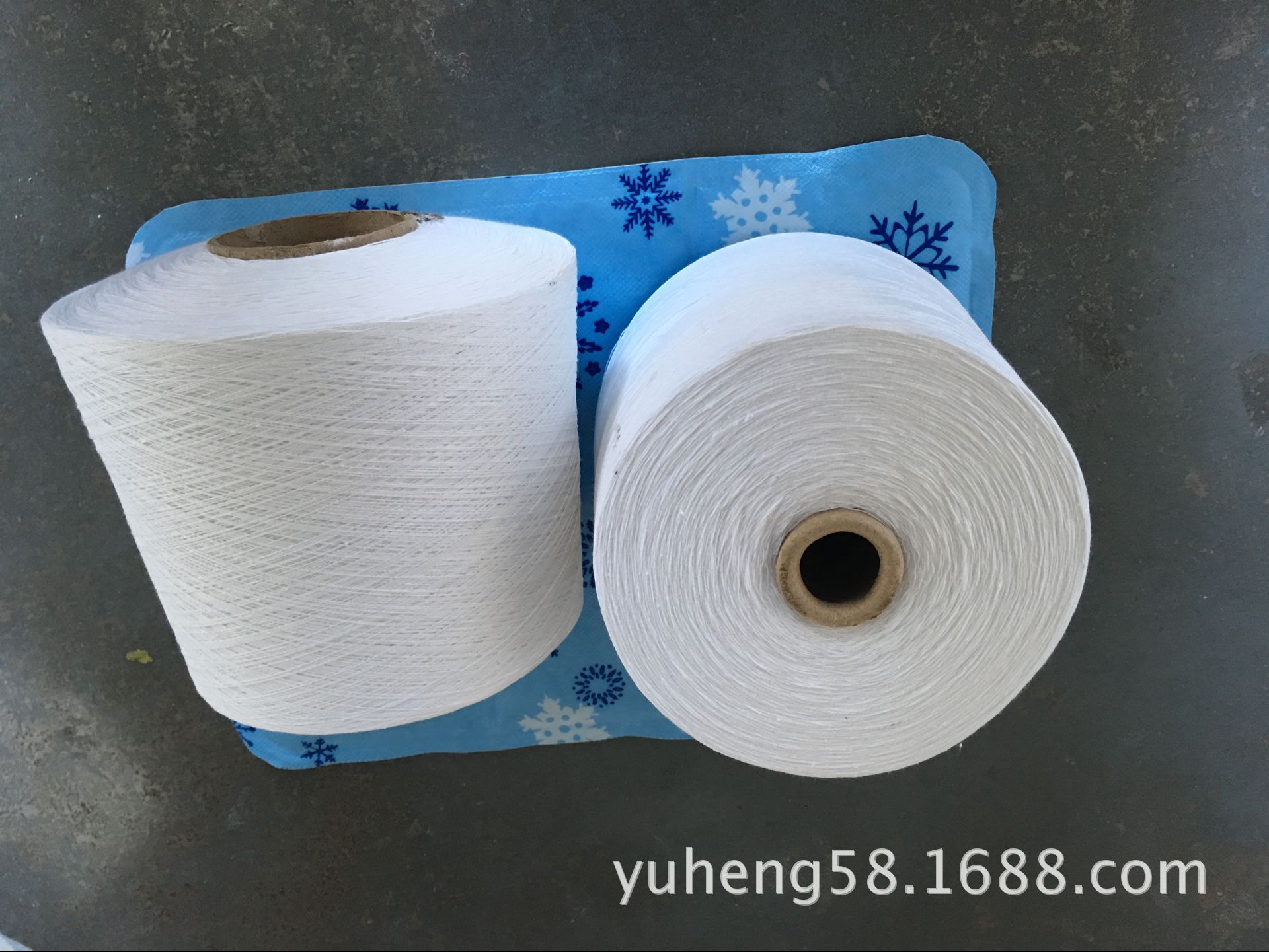 厂家供应漂白10S再生棉纱 21S/2合股特白再生棉纱