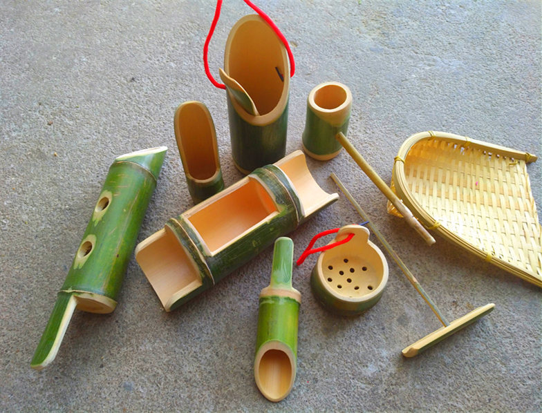 Bamboo Water and Sand Toy Set