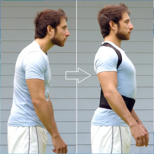Ideal posture correction band for children and adults, shaping back support for men and women, with magnets