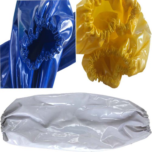 PVC waterproof sleeves, waterproof, oil-proof, acid and alkali resistant, lengthened and widened beef tendon sleeves, anti-fouling food sleeves wholesale