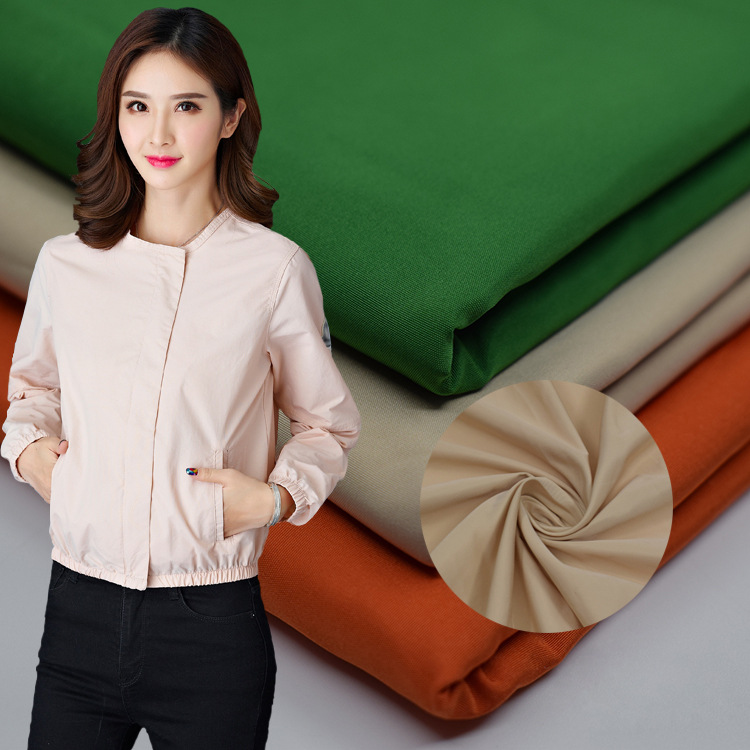 现货供应50D棉感仿记忆面料新品羽绒服棉服风衣夹克涤纶轻量保暖