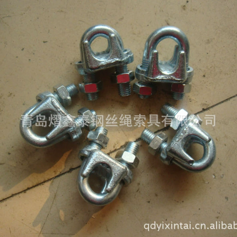 Поставка стальных тросов, стальных зажимов, стальных тросов, стальных тросов, зажимов для стальных тросов, U-образных пряжек.
