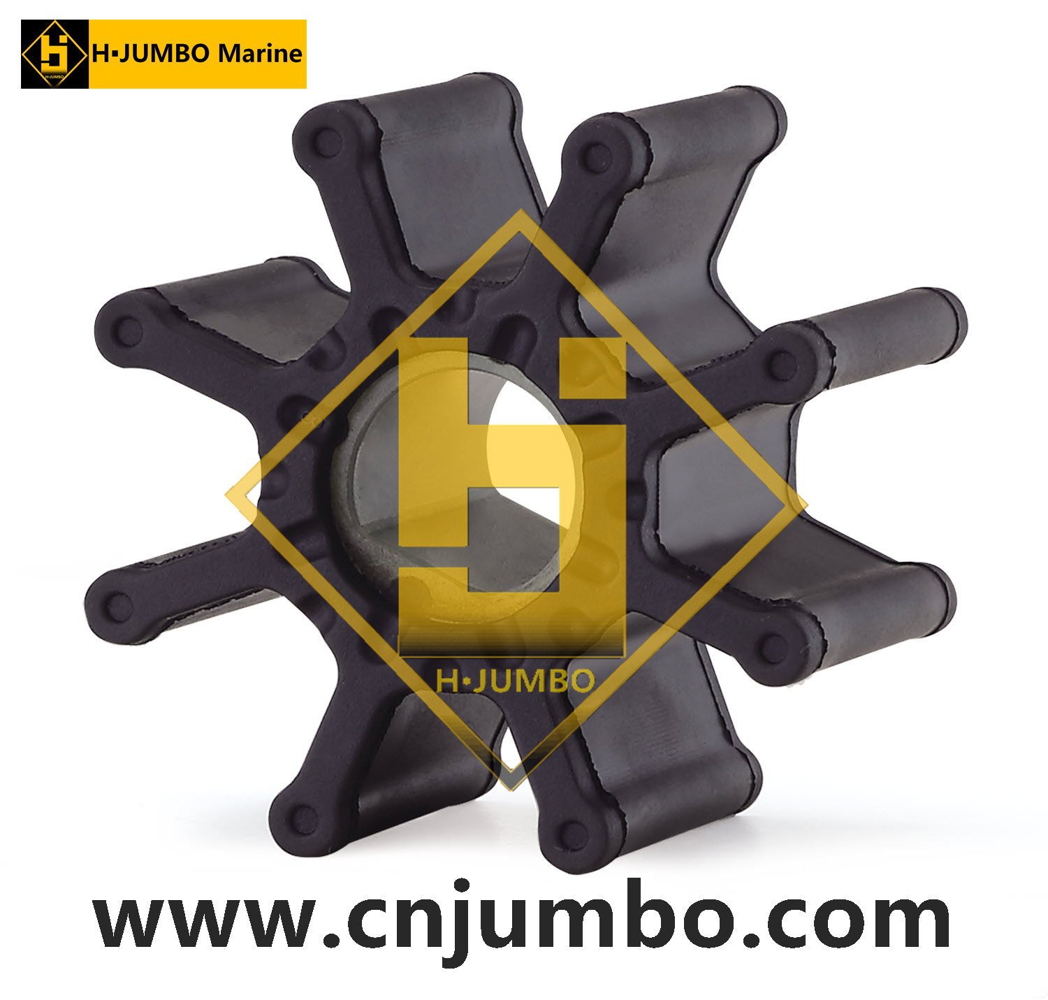 适用于捷斯克 JABSCO 17954-0001-P HJUMBO挠性橡胶叶轮HJB-H-129