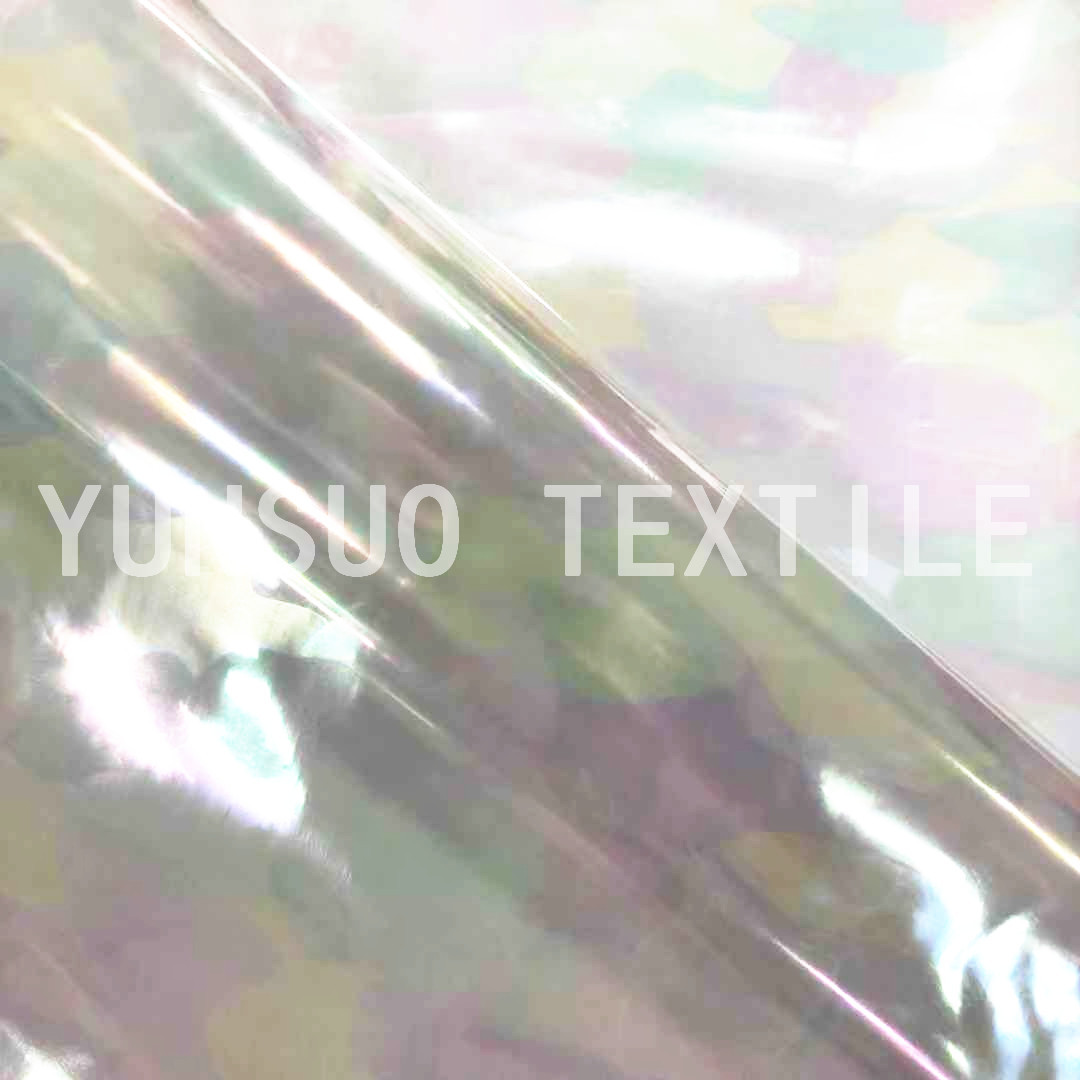 镭射 迷彩 透明雨衣 TPU面料