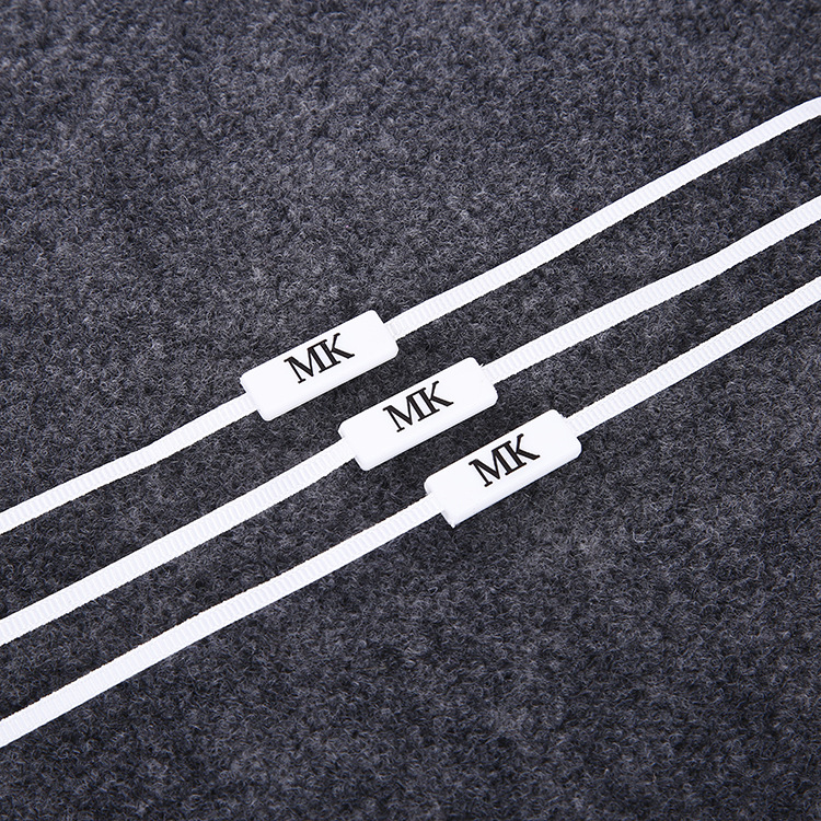 通用吊粒吊绳定做logo 吊粒绳订做 定制吊粒双插服装 服装吊粒