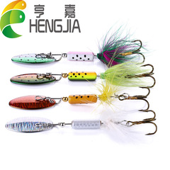 HENG JIA Heng Jia Popper Spinning Glitter Bait 3.5g Artificial Lure Fishing Tackle