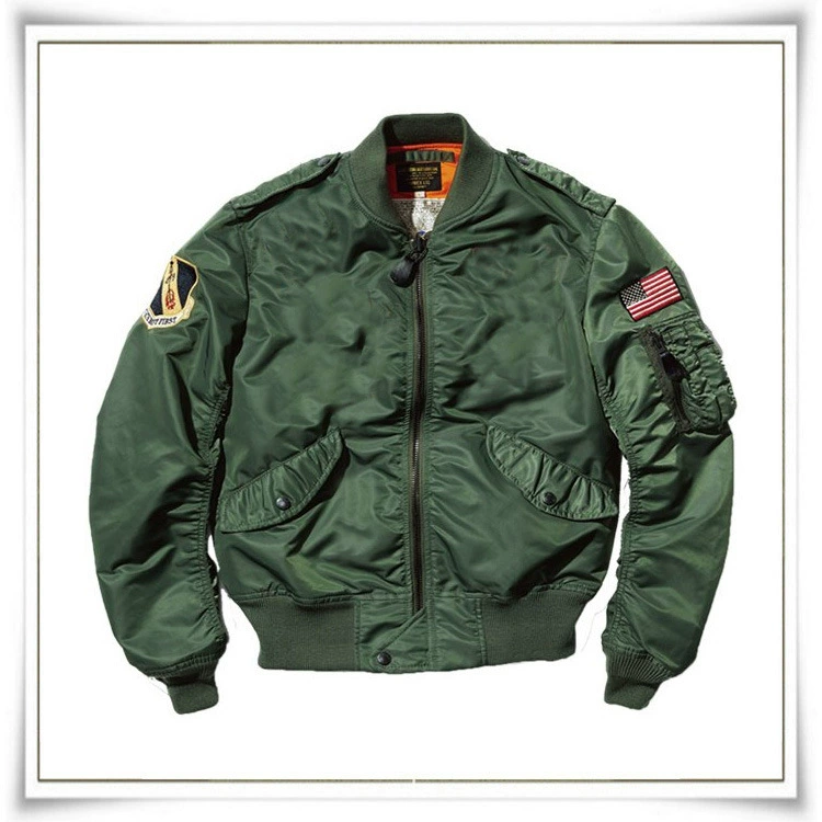 Профессиональная Подгонянная тонк-Пригонка куртки полета продукции Выстеганная Короткая классическая мульти-обозначая куртка МА2