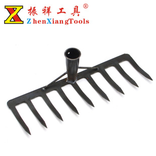 振祥工具 农用工具 9齿钉耙 草耙子 松土耙 铁耙落叶耙 九齿扒头-阿里巴巴