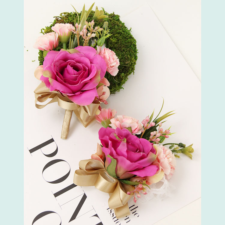 艺雅阁  FGH-117结婚用品宴会派对商务会议庆典胸花手花红黄粉白