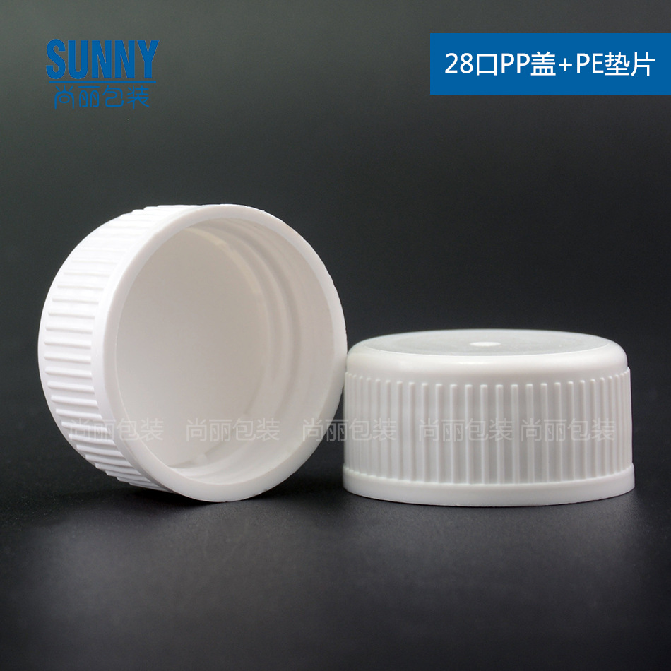 흰색 PP 커버 PE 개스킷; 투명