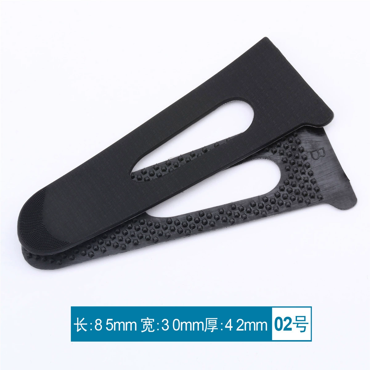 Пластиковый ремешок на манжету — липучка Velcro для одежды, 10×3 см, лёгкий, на заказ