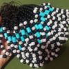 Accessory handmade, slingshot, pendant, handle, pen, hair rope with flat rubber bands, plastic bracelet