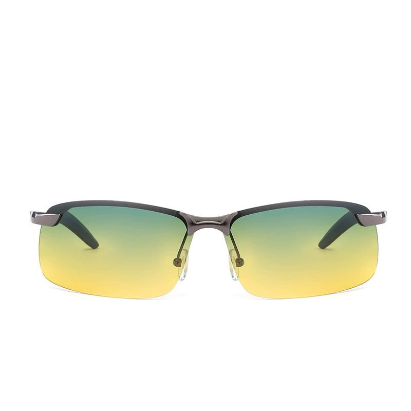 Очки 3043 двухцветныеpolarized солнечные для мужчин и женщин, специальные ночные видения очки для вождения, дневная и ночная защита глаз, велоспорт