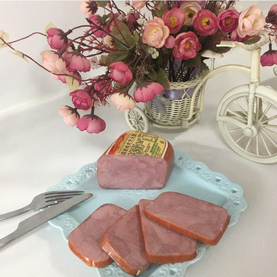 厂家直销批发 国顺纯肉方火腿  酒店餐饮切片纯猪肉火腿肠|ms