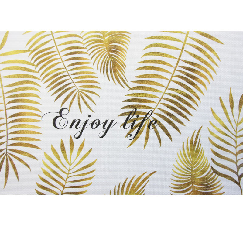 ins餐垫北欧少女风绿植火烈鸟创意家居PVC简约隔热垫防滑垫杯垫