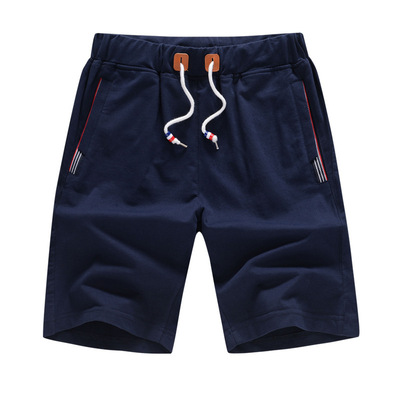 男装运动休闲全棉五分裤短裤宽松大码夏季男式跑步训练纯棉吸汗